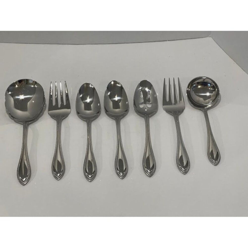 Wallace‎ 18/10 Stainless Steel Serving Utensil Set 7-Piece